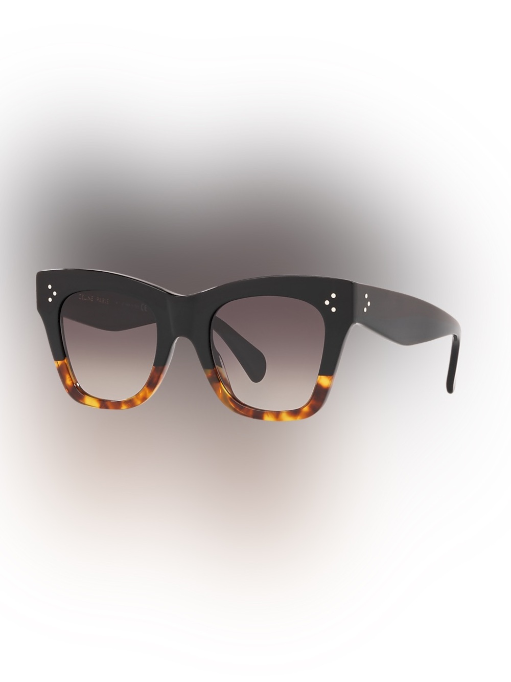 Celine Black and Tortoise Shell Sunglasses